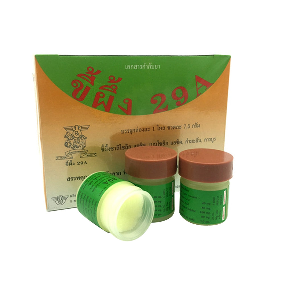 3 Antipruritic Eczema Psoriasis Cream and Dermatitis Thailand Traditional Therapy 29A Ointments Antibacterial Body Cream TSLM2