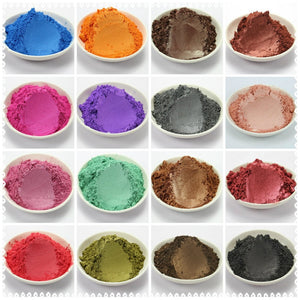 50g  Healthy Natural Mineral Mica Powder DIY For Soap Dye Soap Colorant  makeup eyeshadow Soap Powder Free Shipping